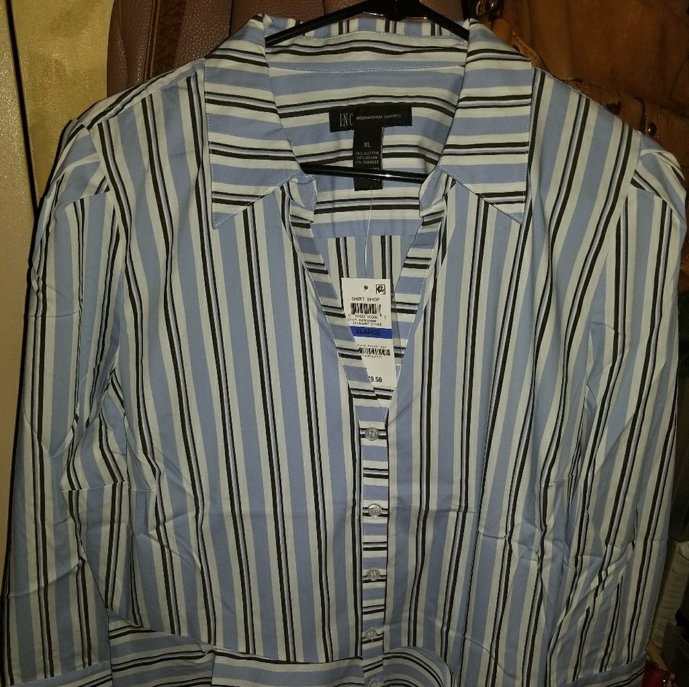 Inc button down size xl